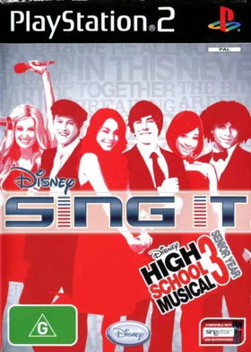 Disney Sing It - High School Musical 3 - Senior Year box cover front